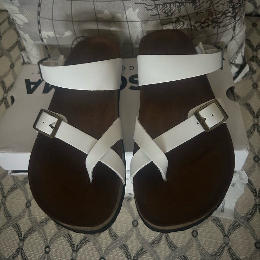 New Sonoma White Sandals